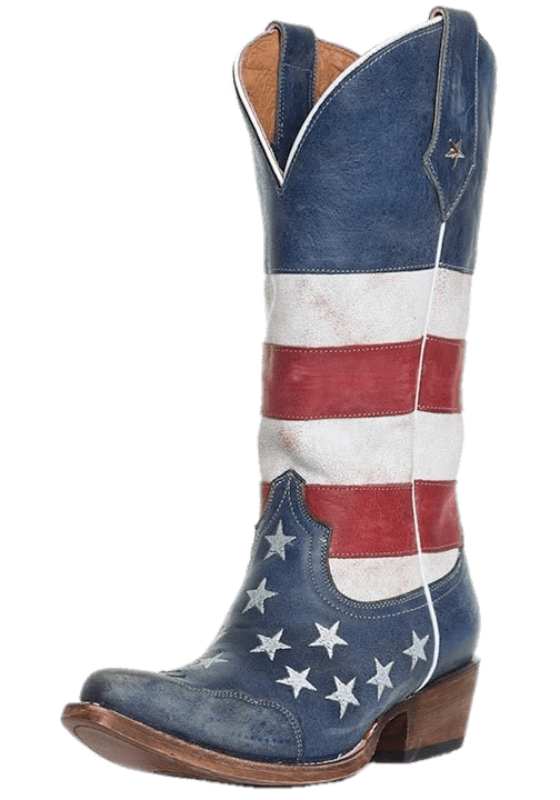American flag womens cowboy boot - Download Free Png Images