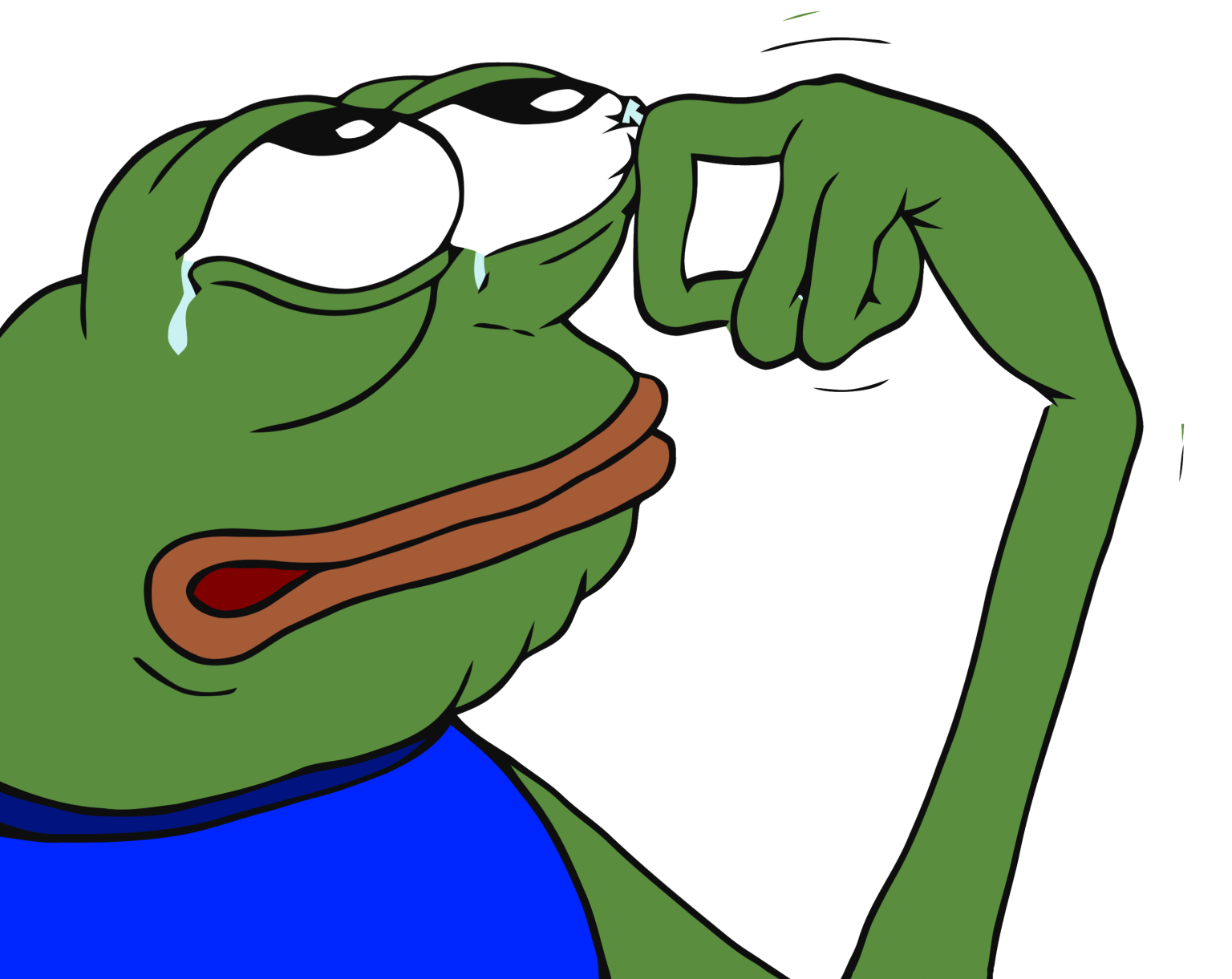 Download Crying Pepe Transparent Png
