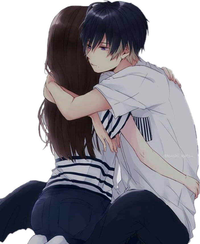 Love Anime Cute Couple Png