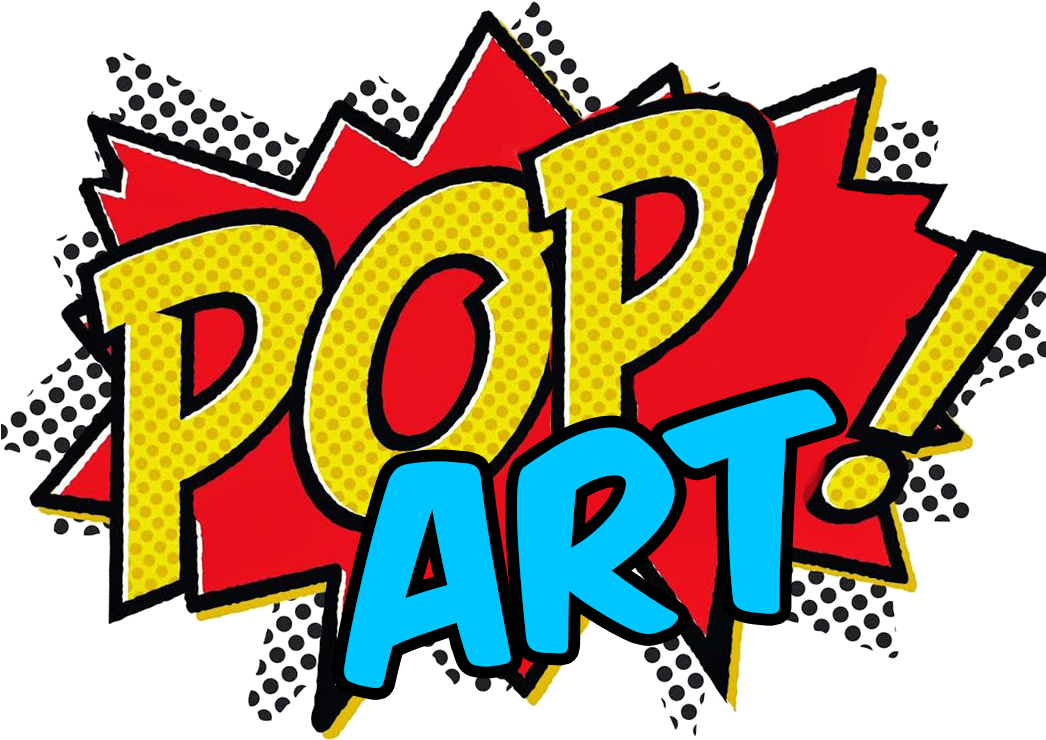 Pop art written in pop art - Download Free Png Images