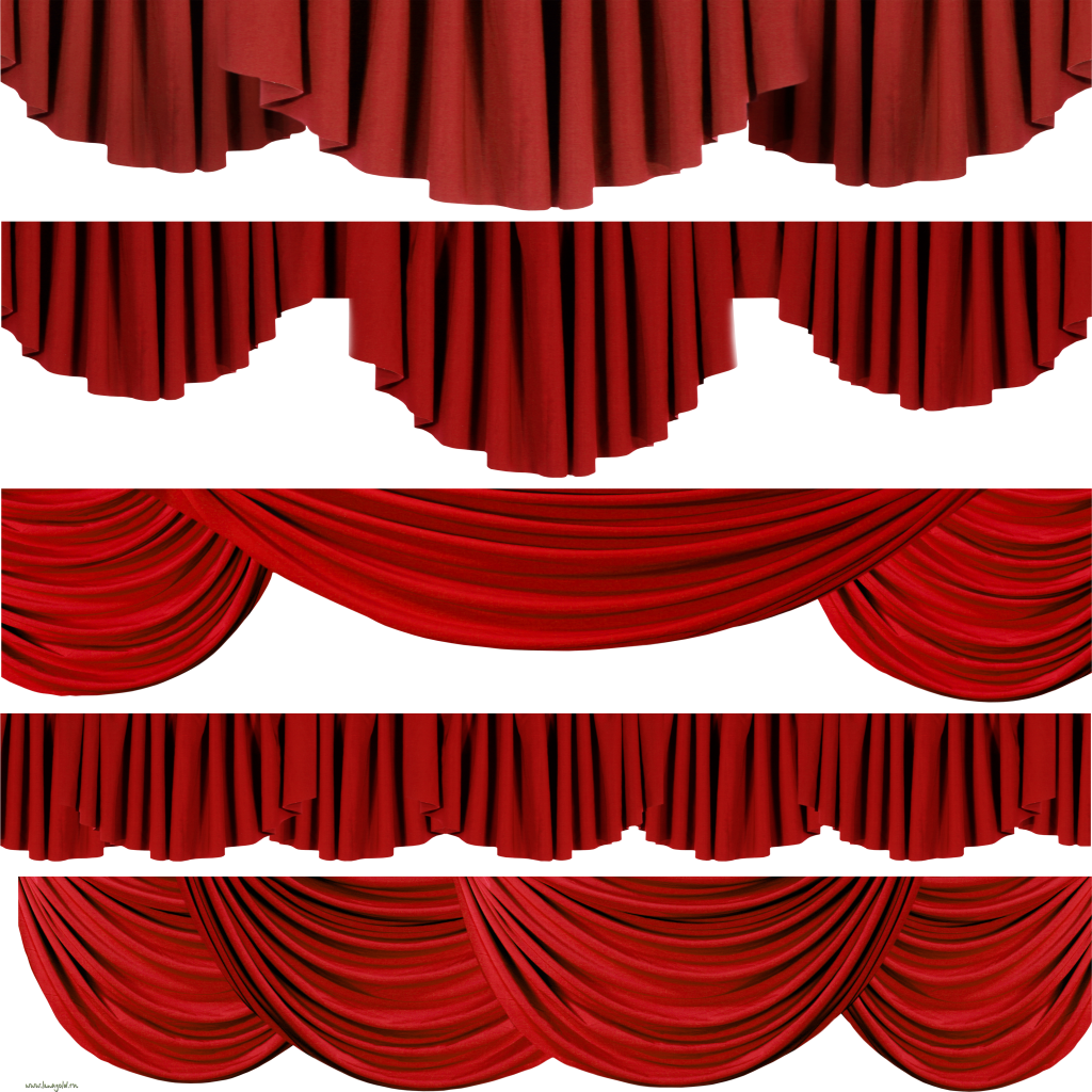 Red stage curtains - Download Free Png Images