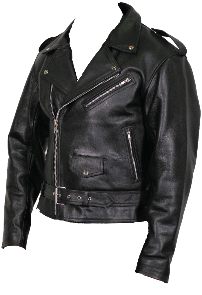 Black Leather Jacket Transparent Png Png Photo