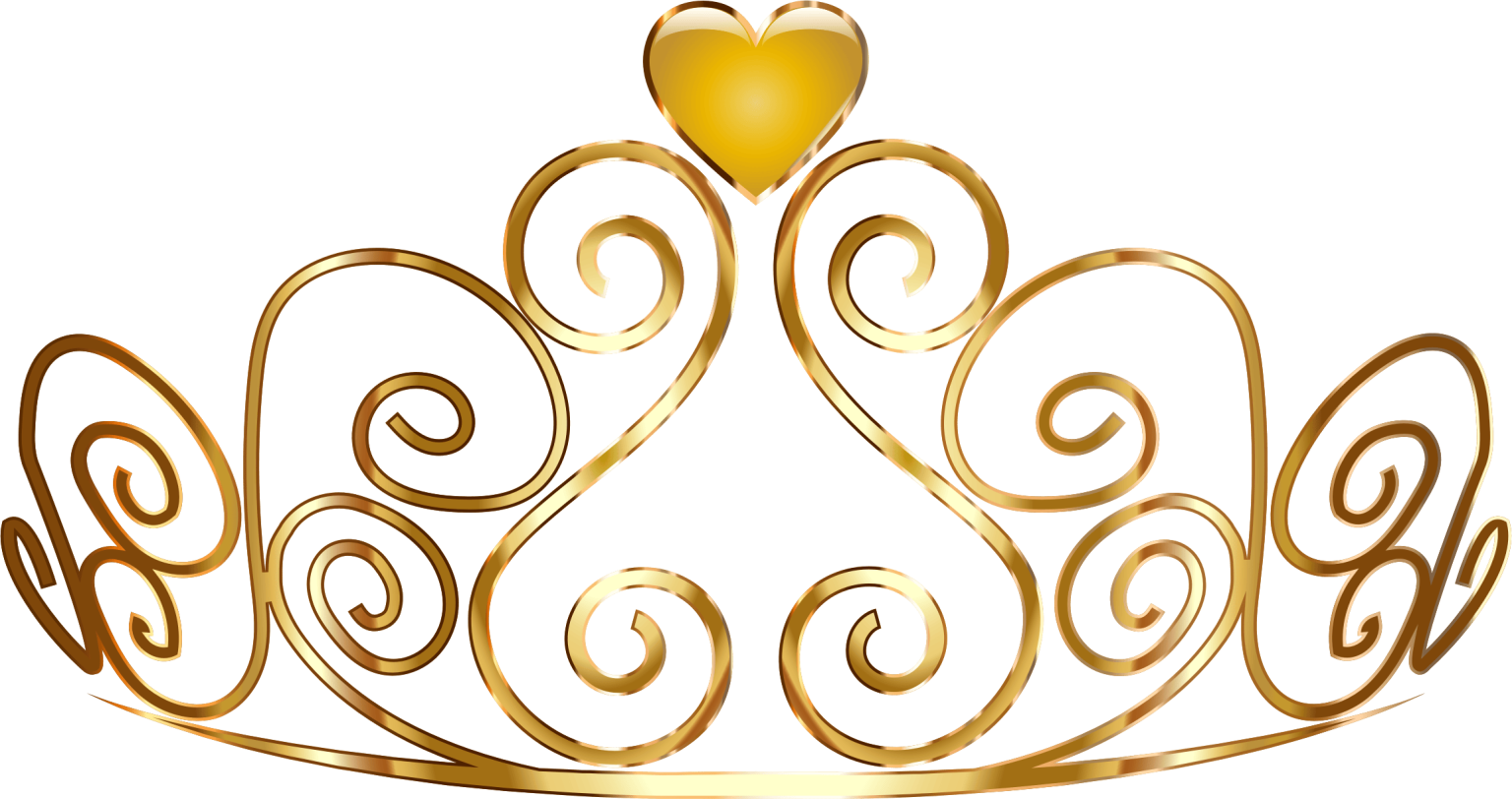 Gold Princess Crown Transparent