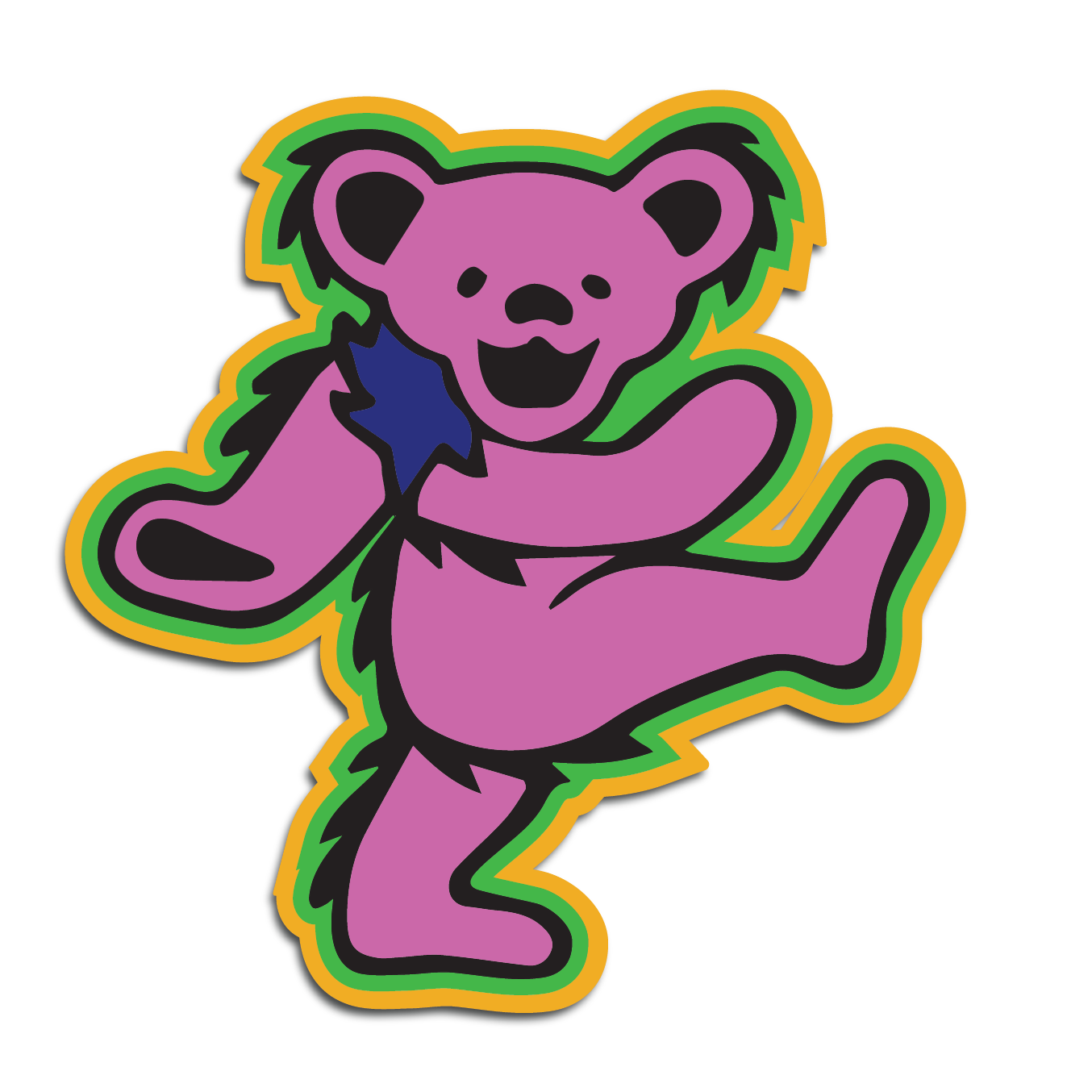 Grateful Dead Mod Dancing Bear