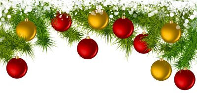 Green Christmas Ornaments Png Transparent Picture