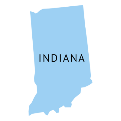 Indiana State Plain Map Png & Svg Design For T