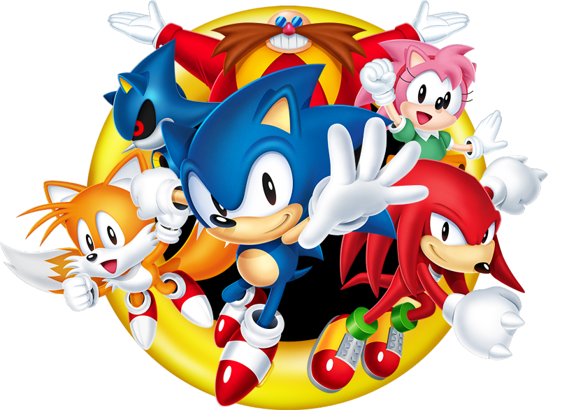 Sonic The Hedgehog Png With Vivid Colors