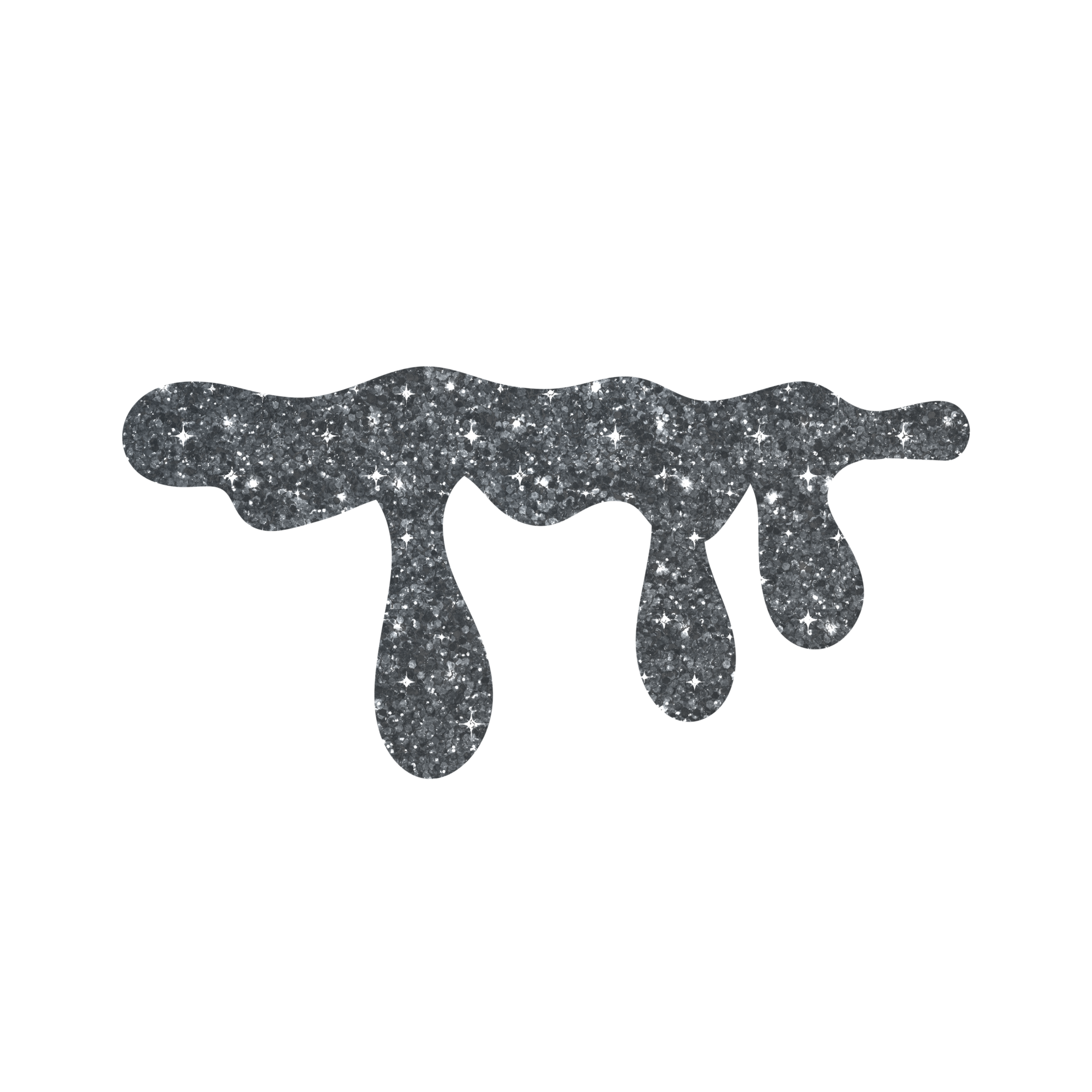 Silver Glitter Dripping Overlay High Quality 13528656 PNG Image