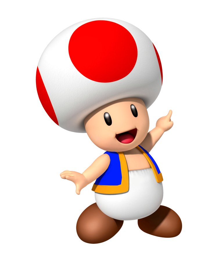 Super Mario Bros Toad Png Transparent