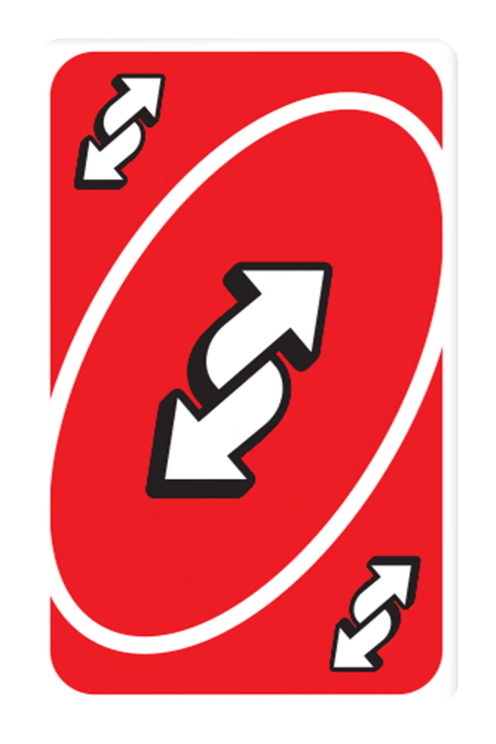 Red Uno Reverse Card Png Isolated Hd Transparent Background